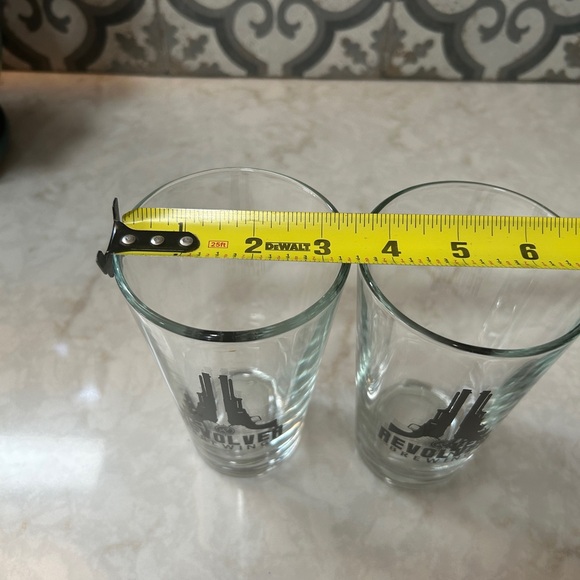 REVOLVER BREWING COMPANY PINT GLASSES-SET OF 2 - Picture 3 of 3